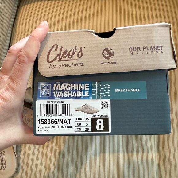 NIB New Skechers Cleo Snip Sweet Daffodil Slides - Picture 5 of 6